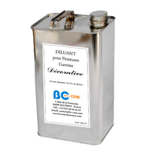 Diluant pour Peintures Gamme « Décorative » : 250 ml