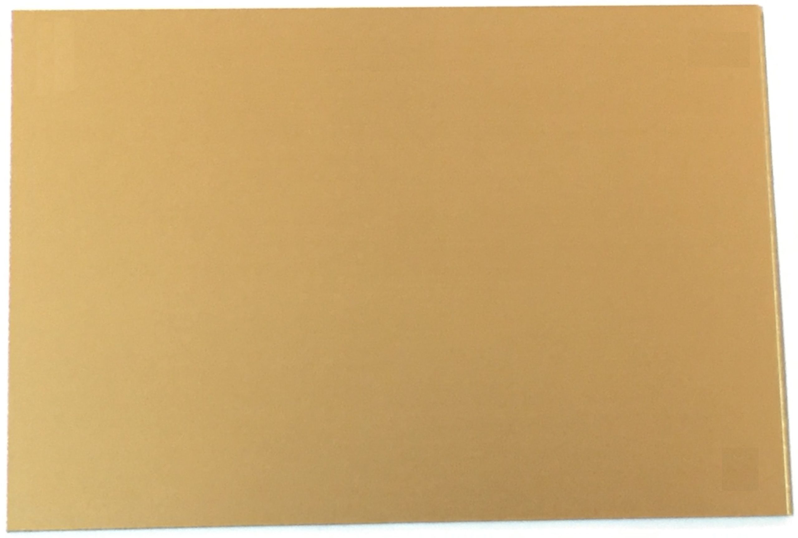 Lot de 25 Plaques cercueils 145x100mm Lisse Or Brossé