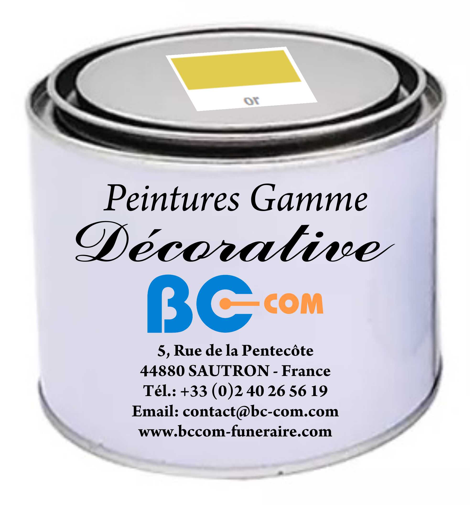 Peinture « Décorative » - Couleur : Or - 100g