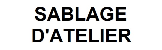 Sableuse d'atelier