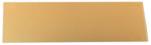 Lot de 25 Plaques JARDIN DU SOUVENIR 130x40mm Lisses Or Brossé
